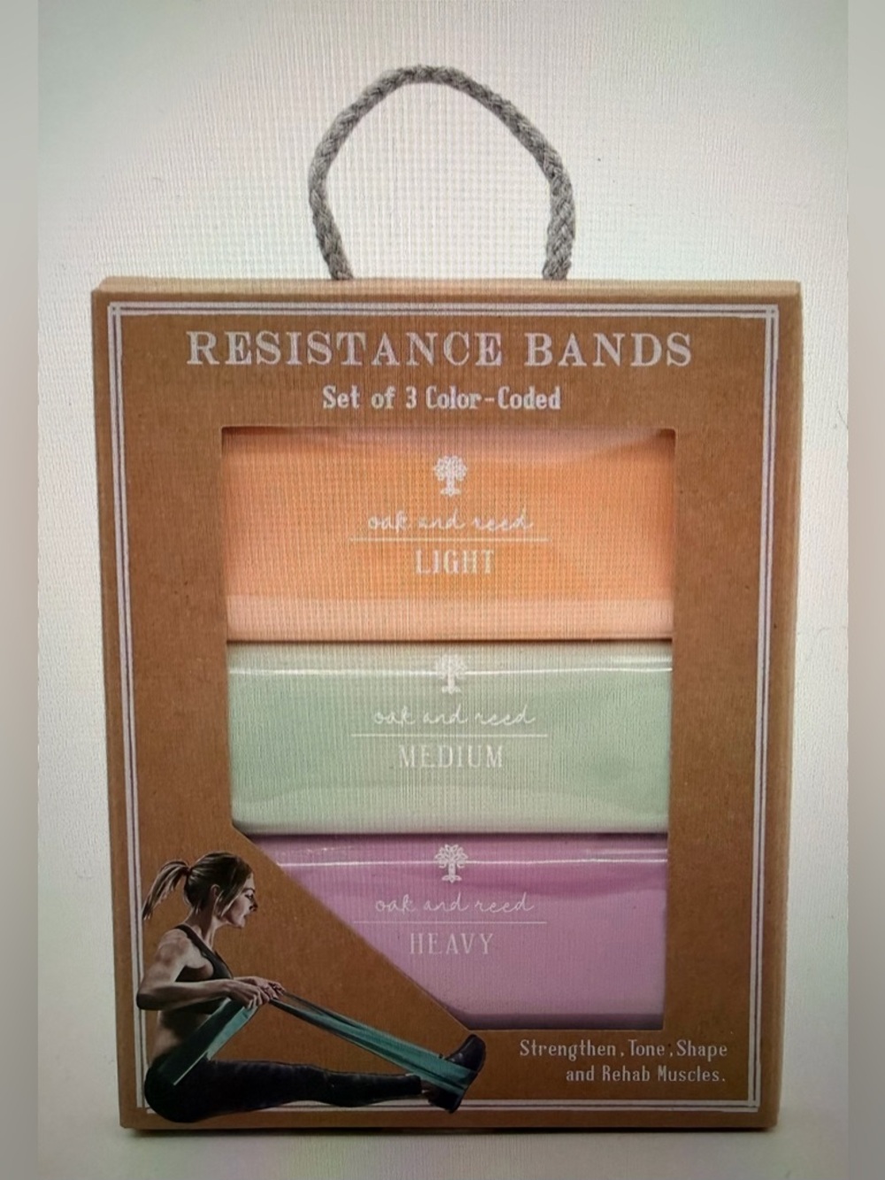 Oak & Reed Resistance Bands - 3 Pack - NIP